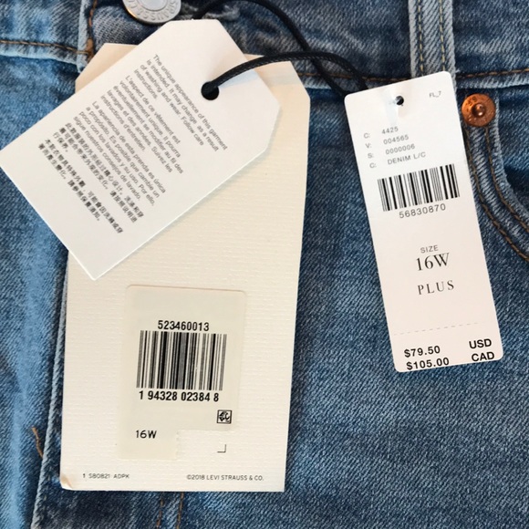 Levi’s Plus Deconstructed Skirt Size 16W NWT - Picture 9 of 12